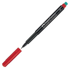 Маркер перманентный Faber-Castell MULTIMARK 1523 S Красный